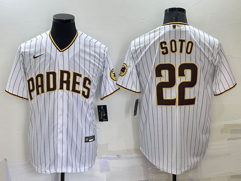 Men San Diego Padres #22 Soto White Game Nike 2022 MLB Jersey->youth mlb jersey->Youth Jersey